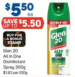 Foodland Glen 20 All In One Disinfectant Spray offer