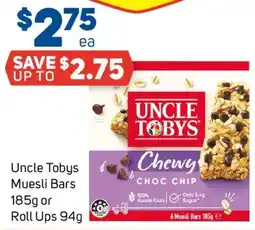 Foodland Uncle Tobys Muesli Bars offer