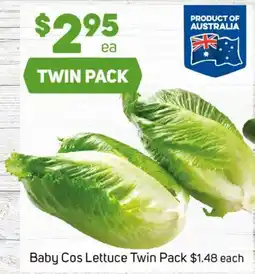 Foodland Baby Cos Lettuce Twin Pack offer
