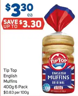 Foodland Tip Top English Muffins offer