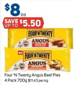 Foodland Four 'N Twenty Angus Beef Pies offer