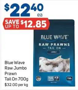 Foodland Blue Wave Raw Jumbo Prawn Tail On offer