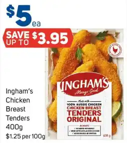 Foodland Ingham's Chicken Breast Tenders offer
