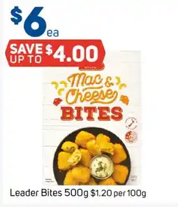 Foodland Leader Bites Mac & Cheese Bites offer