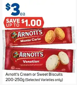 Foodland Arnott's Cream or Sweet Biscuits offer