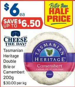 Foodland Tasmanian Heritage Camembert offer
