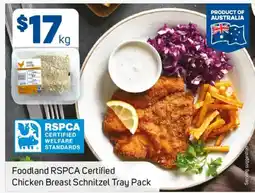 Foodland Foodland RSPCA Certified Chicken Breast Schnitzel Tray Pack offer