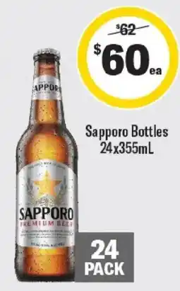 Liquorland Sapporo Bottles offer
