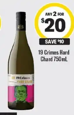 Liquorland 19 Crimes Hard Chard offer