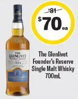 Liquorland The Glenlivet Founder's Reserve Single Malt Whisky offer