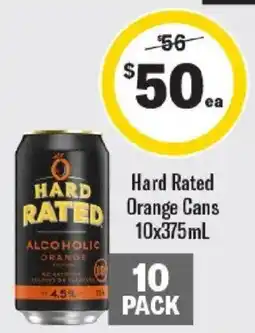 Liquorland Hard Rated Alcoholic Orange offer