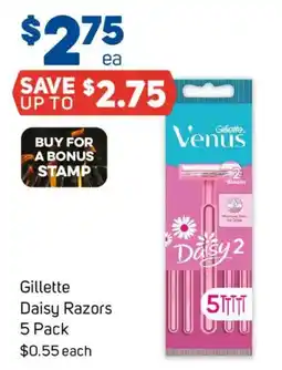 Foodland Gillette Daisy Razors offer