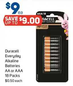 Foodland Duracell Everyday Alkaline Batteries offer