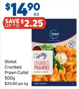 Foodland Global Crumbed Prawn Cutlet offer
