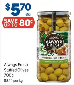 Foodland Always Fresh Stuffed Olives offer