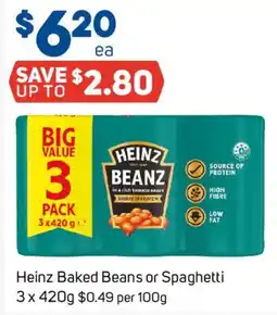 Foodland Heinz Baked Beans or Spaghetti offer