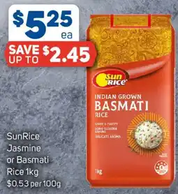 Foodland SunRice Basmati Rice offer
