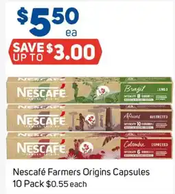 Foodland Nescafe Farmers Origins Capsules offer