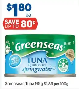 Foodland Greenseas Tuna offer