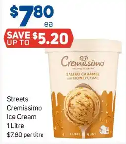 Foodland Streets Cremissimo Ice Cream offer
