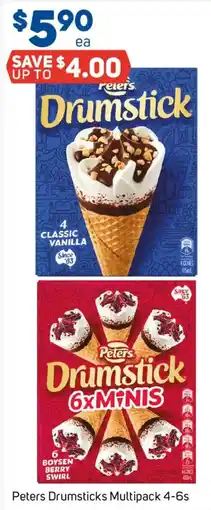 Foodland Peters Drumstick 6xMinis offer