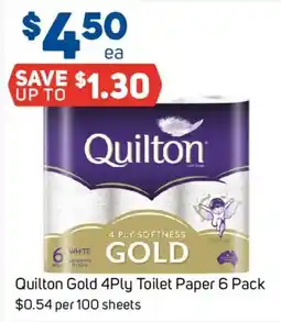 Foodland Quilton Gold 4Ply Toilet Paper offer