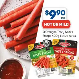Foodland D'Orsogna Tasty Sticks Range offer