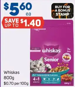 Foodland Whiskas Senior offer