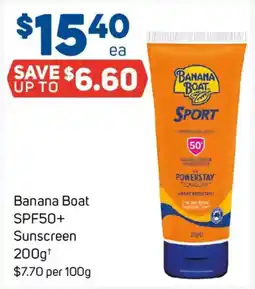 Foodland Banana Boat SPF50+ Sunscreen offer