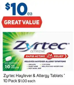 Foodland Zyrtec Hayfever & Allergy Tablets offer