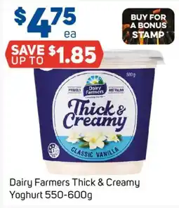 Foodland Dairy Farmers Thick & Creamy Yoghurt offer