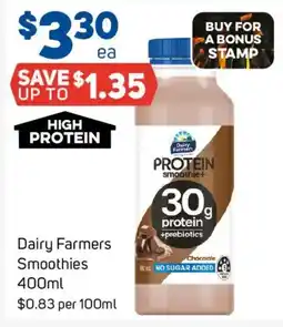 Foodland Dairy Farmers Smoothies offer