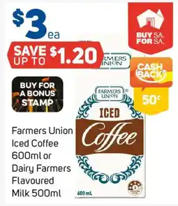 Foodland Farmers Union Iced Coffee offer