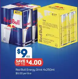 Foodland Red Bull Energy Drink offer