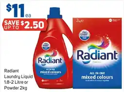 Foodland Radiant Laundry Liquid Powder offer
