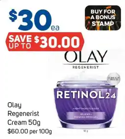 Foodland Olay Regenerist Cream offer