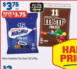 Foodland Mars Varieties Fun Size offer