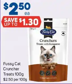 Foodland Fussy Cat Cruncher Treats offer