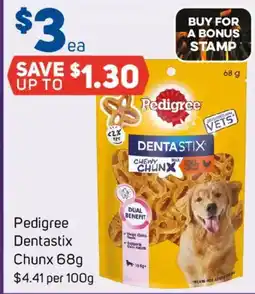 Foodland Pedigree Dentastix Chunx offer