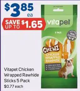Foodland Vitapet Chicken Wrapped Rawhide Sticks offer