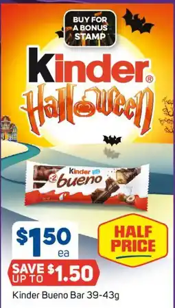 Foodland Kinder Bueno Bar offer