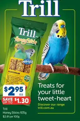 Foodland Trill Honey Sticks offer