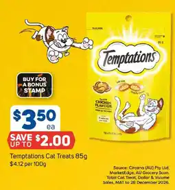 Foodland Temptations Cat Treats offer