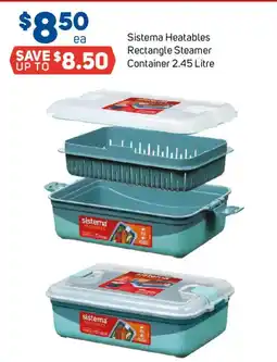 Foodland Sistema Heatables Rectangle Steamer Container offer