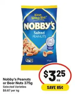 IGA Nobby's Peanuts offer