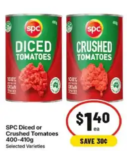 IGA SPC Diced or Crushed Tomatoes offer