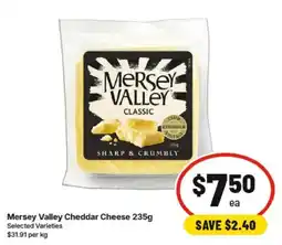 IGA Mersey Valley Cheddar Cheese offer