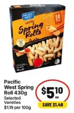 IGA Pacific West Spring Roll offer
