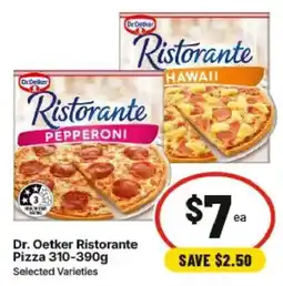 IGA Dr. Oetker Ristorante Pizza offer