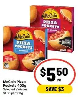 Ritchies McCain Pizza Pockets offer